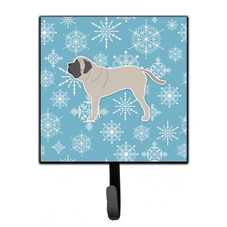Micasa Winter Snowflake English Mastiff Leash or Key Holder MI227564